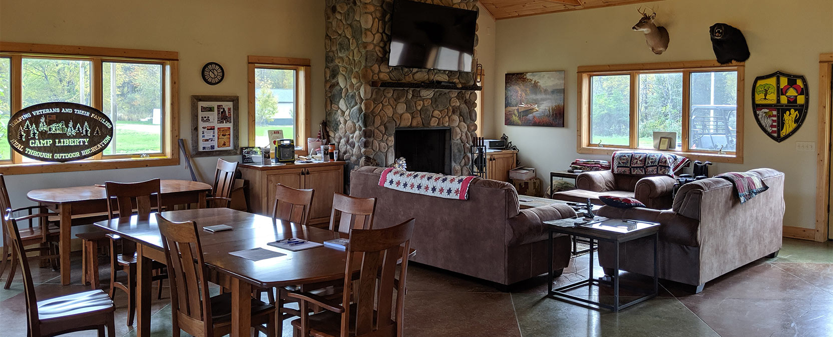 Camp Liberity Greatroom